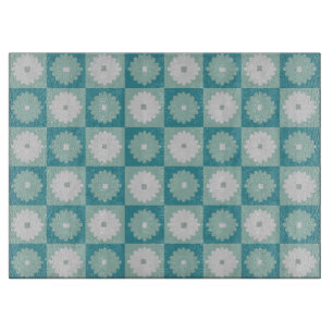 Mitte- des Jahrhundertsmodernes geometrisches Schneidebrett