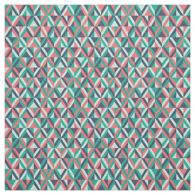 Mitte- des Jahrhundertsmodernes geometrisches Stoff (Muster)