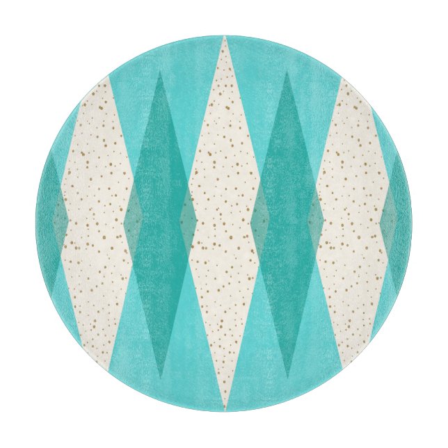 Mitte- des Jahrhundertsmodernes Schneidebrett (Vorderseite)