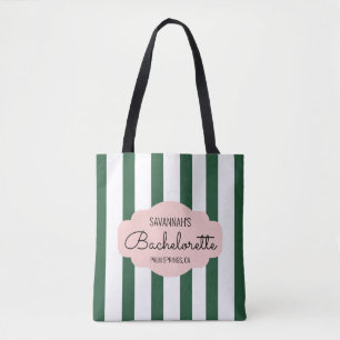Mitte Jahrhundert Cabana Streifen Bachelorette/Bri Tasche