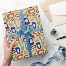 Mitte Jahrhundert Geschenkpapier