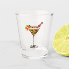 Mitte Jahrhundert Moderne Weihnachtslieder Martini Schnapsglas
