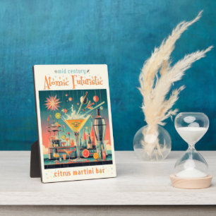 Mitte Jahrhunderts Atomusiontic Citrus Martini Bar Fotoplatte