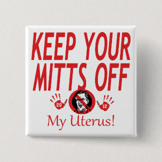 Mitte meiner Gebärmutter Button