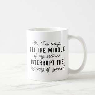 Mitte meines Satzes Kaffeetasse