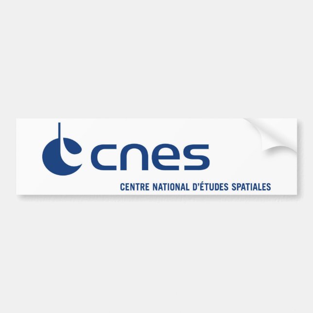 Mitte nationale d'études spatiales autoaufkleber (Vorne)