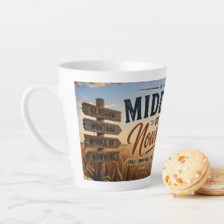 Mitte von Nirgendwo Glasgow Montana Milchtasse