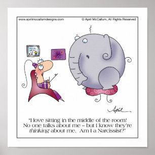 MITTE ZIMMER Cartoon Poster