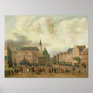 Mitteilung des Friedens von Breda Poster