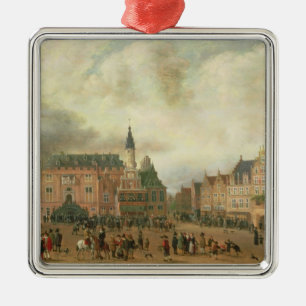 Mitteilung des Friedens von Breda Silbernes Ornament