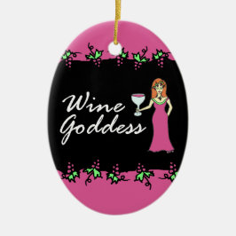 Mitteilung des Wein-Göttin-göttliche Keramik Ornament