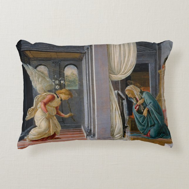 Mitteilung von Sandro Botticelli Dekokissen (Vorderseite)