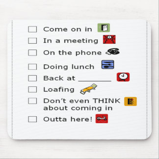 Mitteilungs-Mausunterlage Mousepad