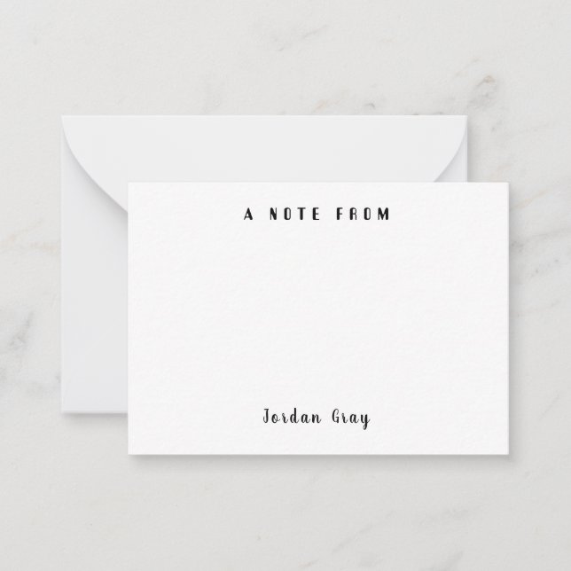 Mitteilungskarte (Vorderseite)