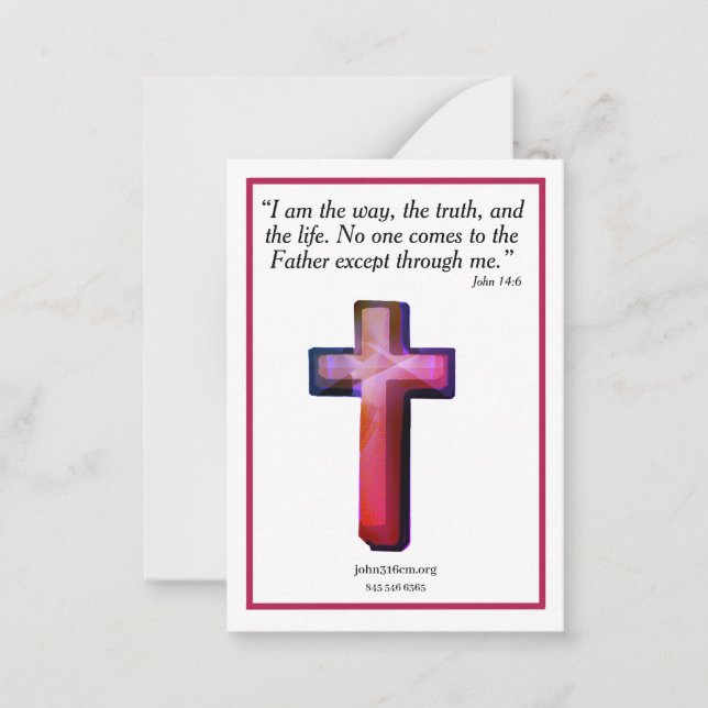 Mitteilungskarte (Vorderseite)