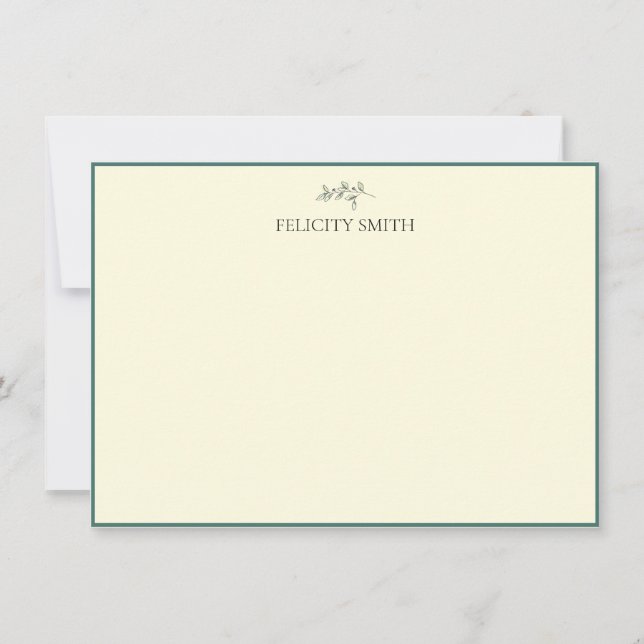 Mitteilungskarten Elegantes Flachbild Modernes bot (Vorderseite)