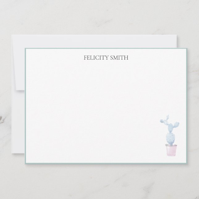 Mitteilungskarten Elegantes Flachbild Modernes Bot (Vorderseite)