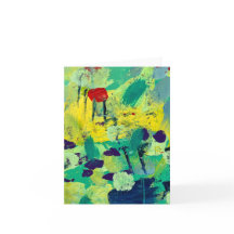 Mitteilungskarten im Feld- und Wiesendesign