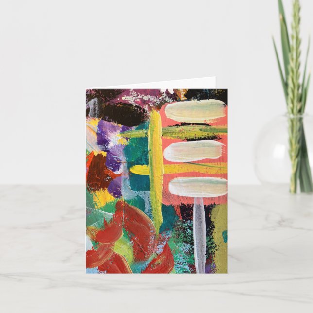 Mitteilungskarten in Candywood Design (Vorderseite)