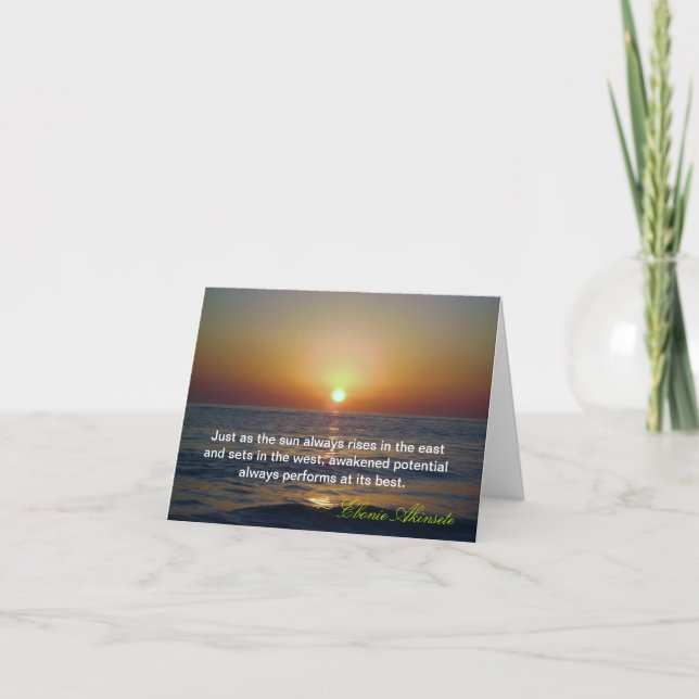 Mitteilungskarten mit Inspiration/Motivierend Blan (Vorderseite)