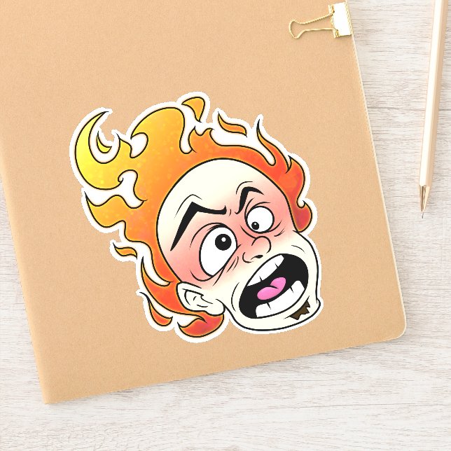 Mittel 6" x 6" Vinyl-Aufkleber, kundenspezifisch g Aufkleber (Notizbuch)