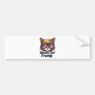 Mittel für Trump, um die Katzen wieder sicher zu m Autoaufkleber
