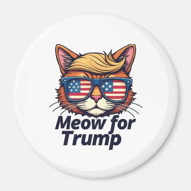 Mittel für Trump, um die Katzen wieder sicher zu m Magnet (Vorne)