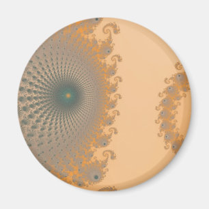 Mittel Gold Spirole Magnet