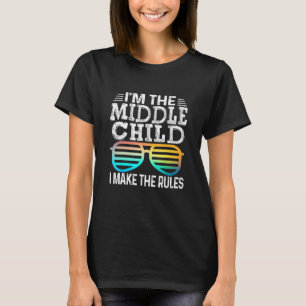 Mittel Kind Ich mache die Regeln zu den Geschwiste T-Shirt