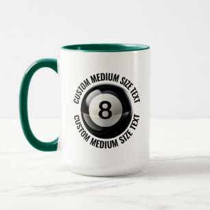 Mittel Text JÄGERGRÜN Kombination 15oz Benutzerdef Tasse