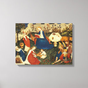 Mittelalter Garten Eden Leinwanddruck