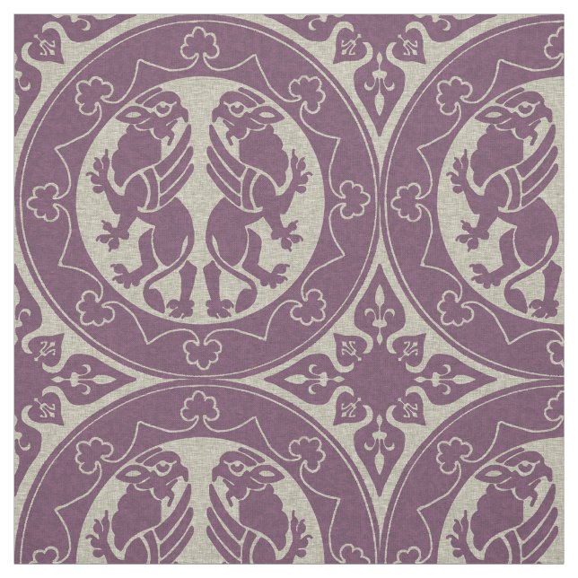 Mittelalter Griffins Stoff (Muster)