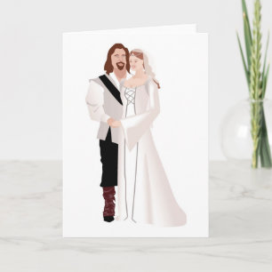 Mittelalter Herr und Lady Karte