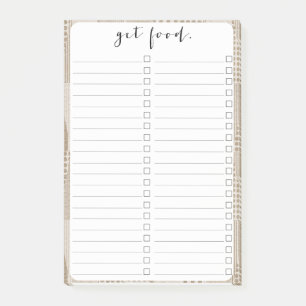 Mittelalter Moderne Abstrakte neutrale Druckschrif Post-it Klebezettel