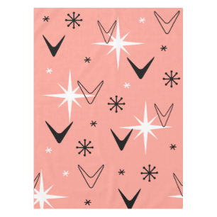 Mittelalter Moderne Boomerangs Lachs Pink Tischdecke