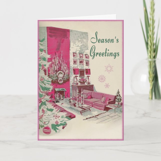 Mittelalter Moderne Frohe Festtage Weihnachten (Vorderseite)