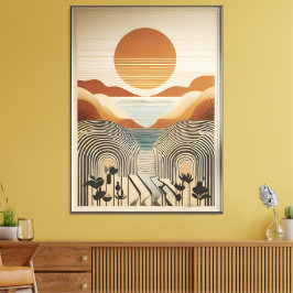 Mittelalter Moderne Kunst, Dichtung und Musik Leinwanddruck