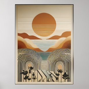 Mittelalter Moderne Kunst, Dichtung und Musik Poster