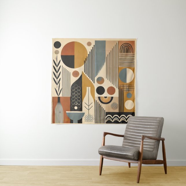 Mittelalter Moderne Kunst Herbst Ernte Wandteppich (Beispiel)