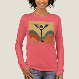 Mittelalter Moderne "Pimento olive martini wave" Tri-Blend Shirt