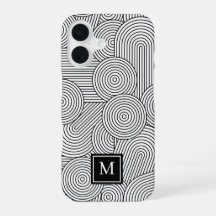Mittelalter Moderne Schwarz-weiße Mit Monogramm An