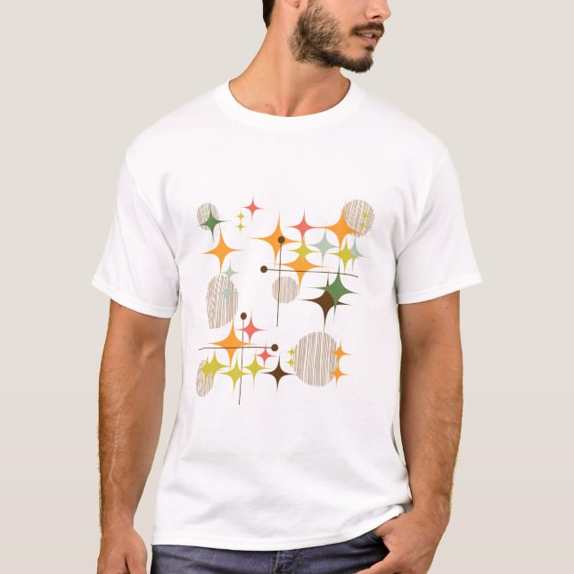 Mittelalter Moderne Sternexplosionen und Globalisi T-Shirt (Vorderseite)