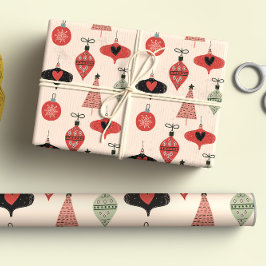 Mittelalter Moderne Weihnachten Geschenkpapier Set