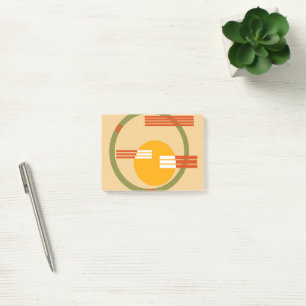 Mittelalter Modernes Abstrakt Post-it Klebezettel
