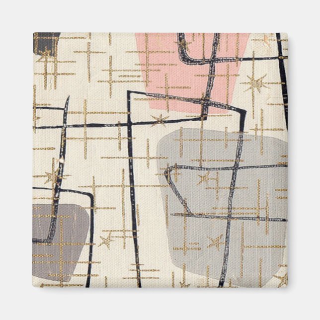 Mittelalter Modernes Abstraktes Magnet (Vorne)