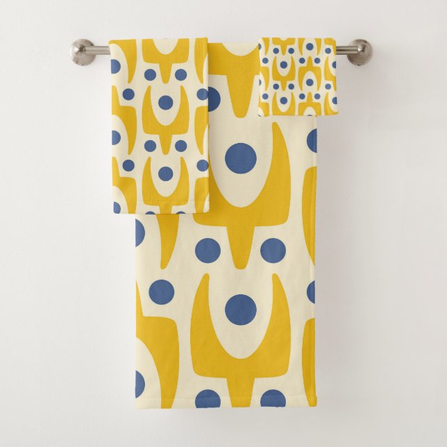 Mittelalter Modernes Abstraktes Muster Badhandtuch Set (Insitu)