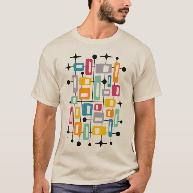 Mittelalter Modernes Atomprogramm Abstrakt T-Shirt (Vorderseite)