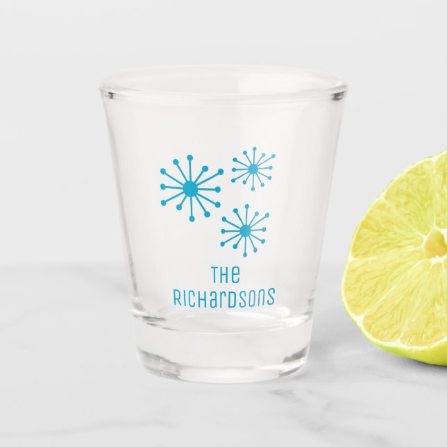 Mittelalter Modernes Personalisiertes Atomzeitalte Schnapsglas (Vorderseite)