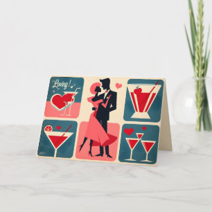 Mittelalter Modernes Valentine Tanzpaket Dankeskarte