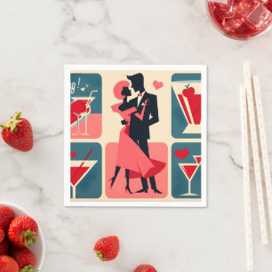 Mittelalter Modernes Valentine Tanzpaket Serviette